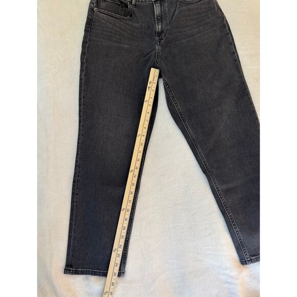 Everlane Black Curvy Cheeky Jeans 30 Straight High Rise Gray NEW Ankle Denim - Picture 6 of 9